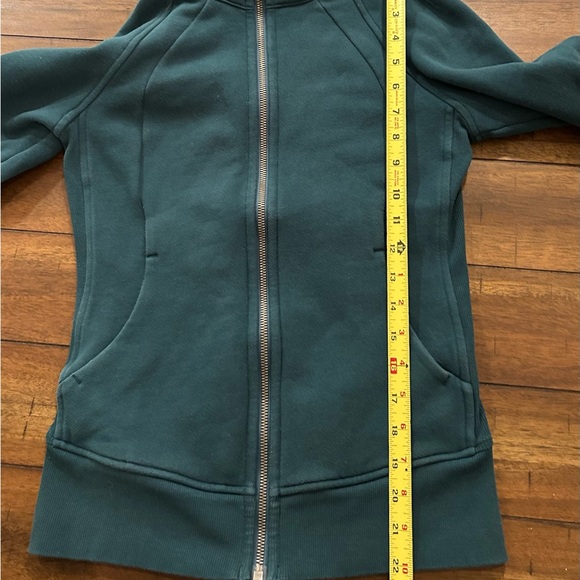 Lululemon Scuba Full Zip Hoodie Size 2 Green Style LW4AWMS - Picture 9 of 15